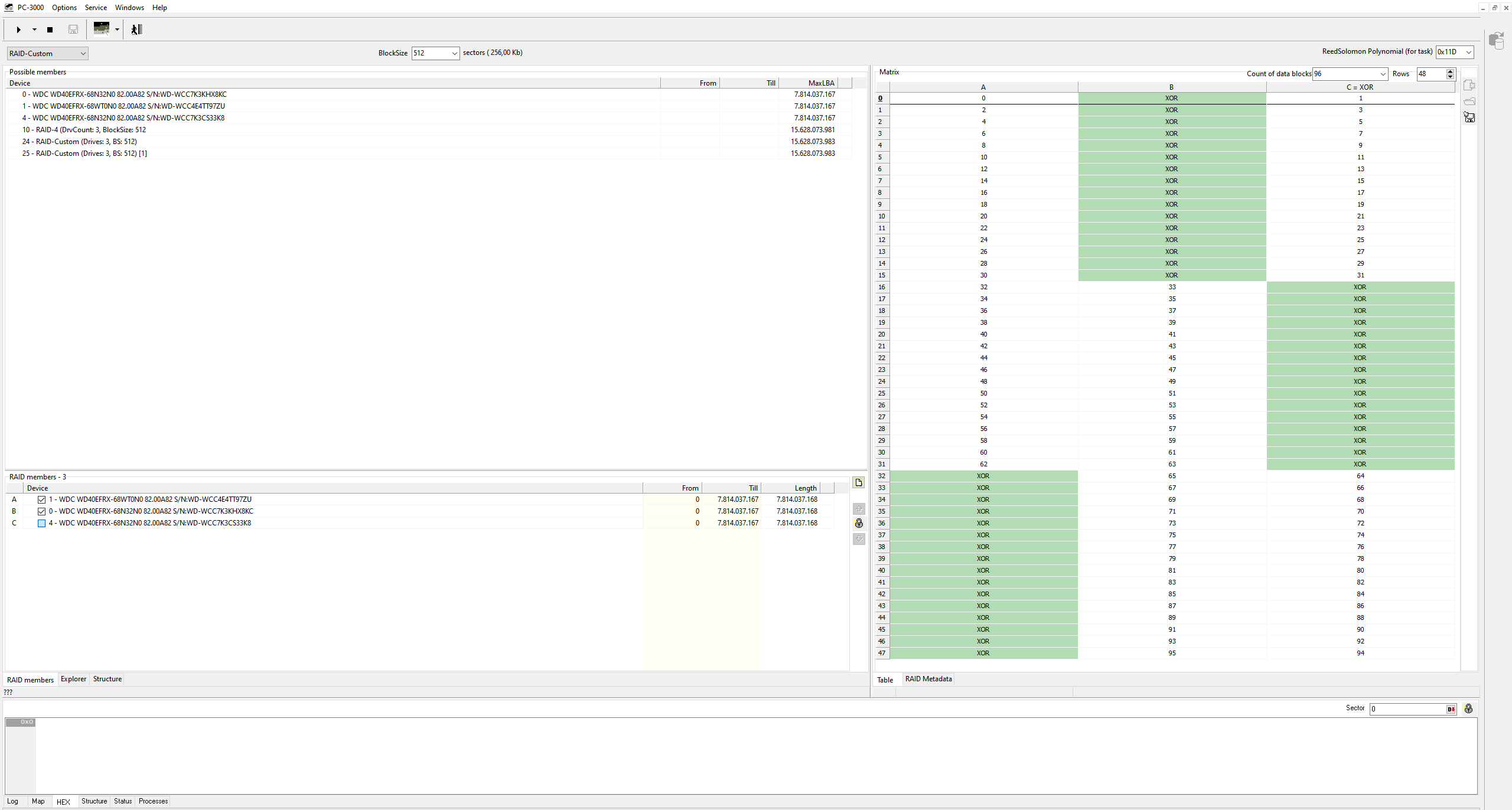 HP SmartArray Diagnose